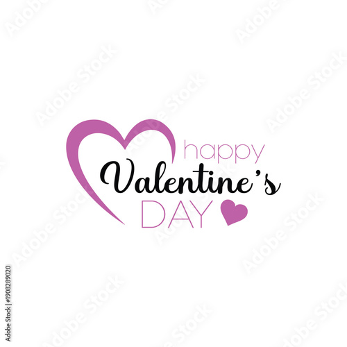 Happy Valentine's Day typography T-shirt design with a silhouette background hearts love