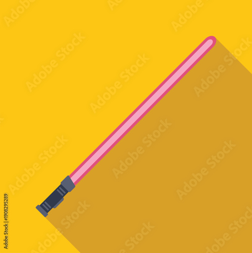 Laser sword weapon icon illustrating science fiction concept