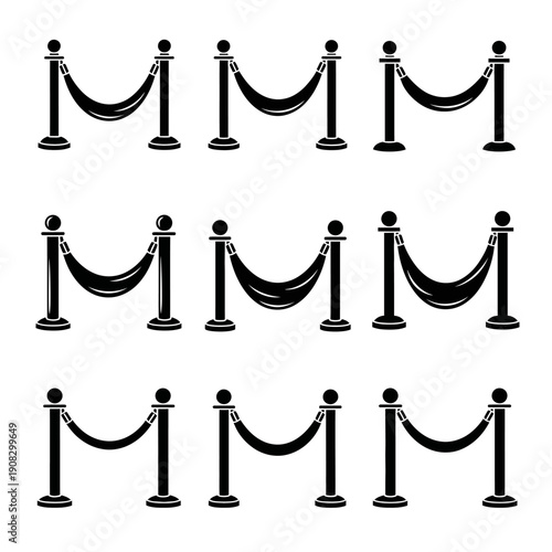 Red Carpet Stanchions - VIP Event Barrier Rope Posts