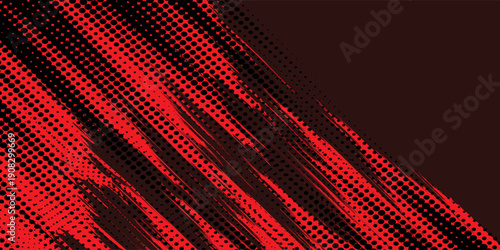 black red dragon decal brush fire volcano lava sakura Asia Japan anime style illustration sporty background. modern