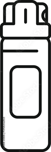 Pepper spray canister representing personal safety and self protection