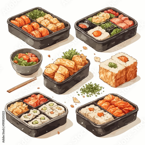 Bento Design , eps Format Very Cool	
