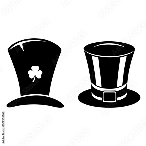 st patrick's day hat silhouette 