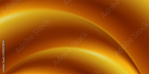 Luxury gold foil texture with glossy metallic surface - shimmering yellow waves, reflective wrinkles and elegant light patterns for premium packaging design, luxury branding or festive decoration.