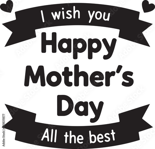 Celebrate the special bond with a heartfelt mother's day card design