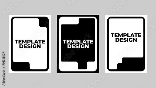Monochrome Minimalist Smartphone Frame Story Design