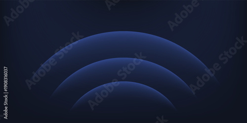 Digital technology futuristic internet network connection dark black background, blue abstract cyber information communication, Ai big data science, innovation future tech, line illustration vector 3d