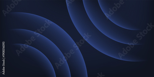 Digital technology futuristic internet network connection dark black background, blue abstract cyber information communication, Ai big data science, innovation future tech, line illustration vector 3d