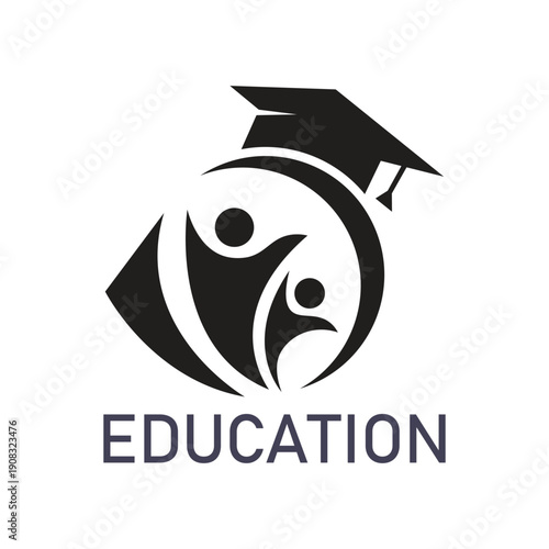 education, academic, school, college, madrasa, high school vector premium logo