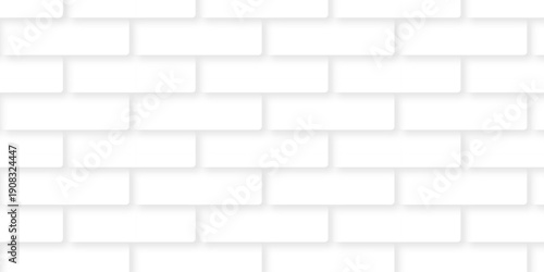 Seamless Pavement mosaic stone concrete wall surface tiles. subway vector block rock white brick wall texture background.