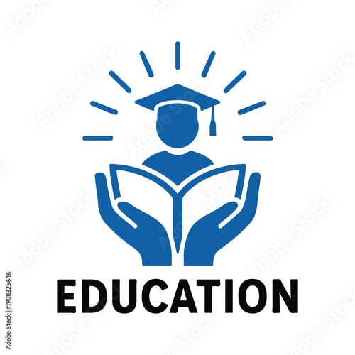 education, academic, school, college, madrasa, high school vector premium logo