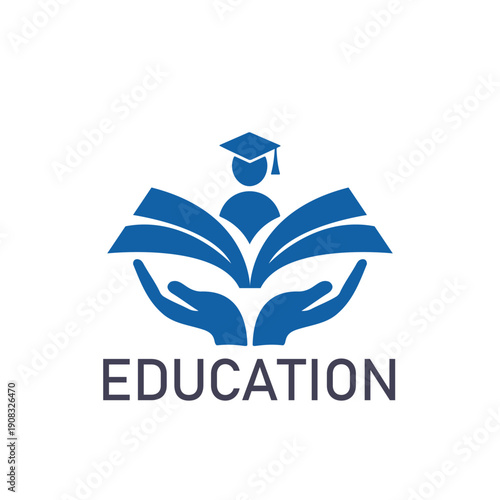 education, academic, school, college, madrasa, high school vector premium logo