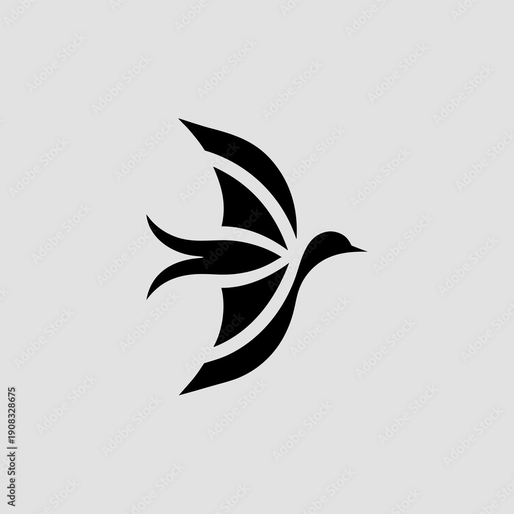 Fototapeta premium vector illustration of a bird