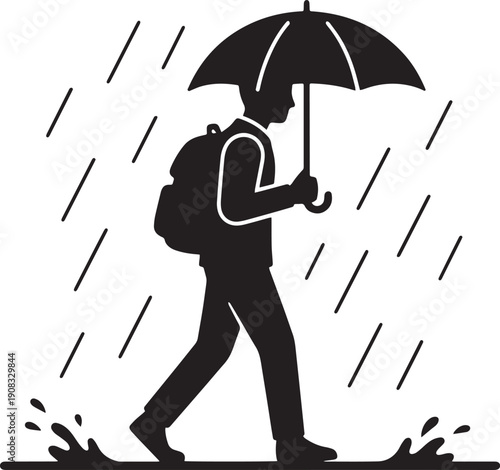 students vector silhouette 