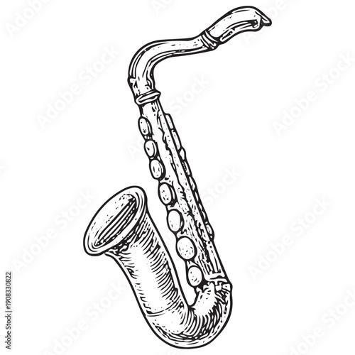 Fantasy Magic Horn Engraving Mystic Instrument Spell Illustration