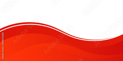 Abstract modern red line background curve element with white space for text and message design, overlapping layers, eps10