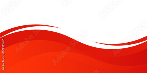 Abstract modern red line background curve element with white space for text and message design, overlapping layers, eps10