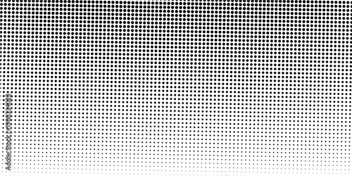 White and black halftone dots pattern color background texture grunge gradient modern