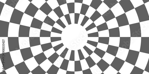 abstract checkered background. optical illusion effect.