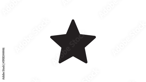 Star shape rating icon for favorites, reviews  and achievement symbol. Adobe Illustrator Artwork. 