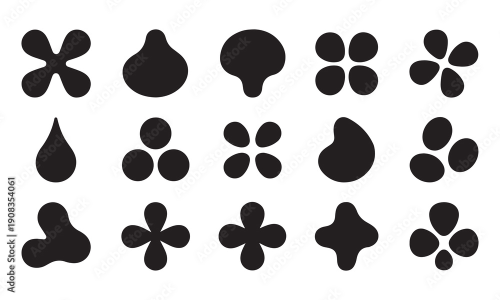 Fototapeta premium Seamless pattern of black dog and cat paw print icons featuring animal footprint silhouettes and nature tracks in a vector art illustration