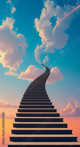 Infinite Staircase to the Sky: A Conceptual Path to Success