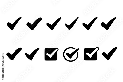 Free Download Simple Check Mark Icons Set - GFXLoad