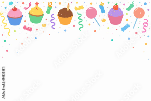 Sweet Treats Border Design