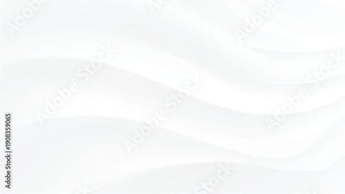 Abstract white background with curved lines and shapes