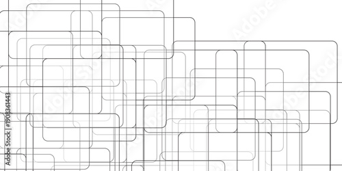 Digital geometric technology businesses illustration vector shape.  white triangle shapes layered in modern abstract pattern design. Modern and minimal concept white and gray abstract square pattern.