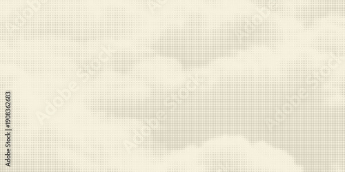 Retro beige halftone paper texture. Vintage craft ecru wallpaper with speckles, flecks, particles. Light cream grunge grain overlay background. Dirty dotted and specked canvas backdrop. Vector