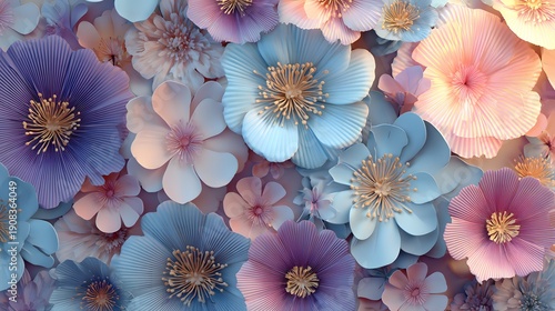 Beautiful Pastel Floral Arrangement with Soft Lighting.