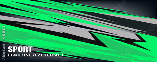 A vector graphic depicting abstract stripe racing designs suitable for vehicle decal wraps, race cars, rally vehicles, adventure themes