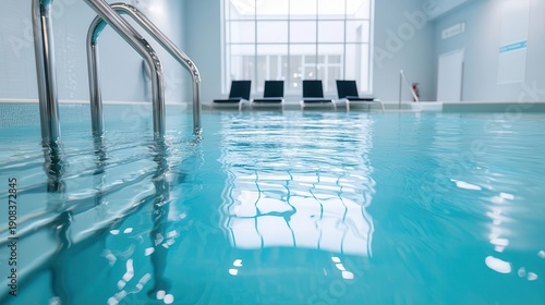 Wallpaper Mural Rehabilitation space with hydrotherapy pool and equipment, waterbased physiotherapy Torontodigital.ca