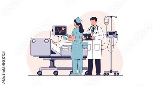 Medical Professionals Discussing Patient Care.