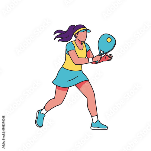 Woman playing tennis, active lifestyle, sport, fitness, healthy living, outdoor activity