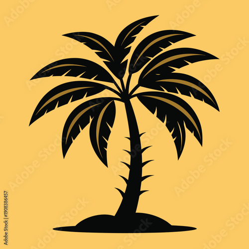 A solid vibrant yellow background fills the entire frame of the image