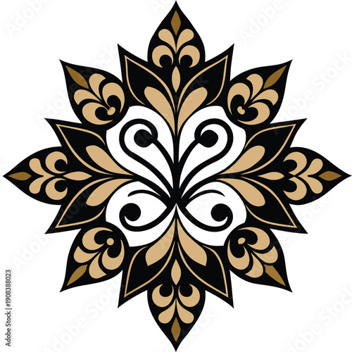 A minimalist image featuring a purple abstract shape on a white background