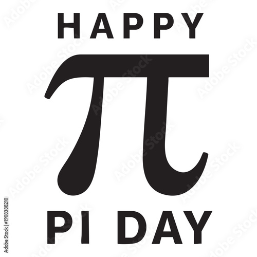 Happy Pi Day - Mathematical Constant Celebration Design