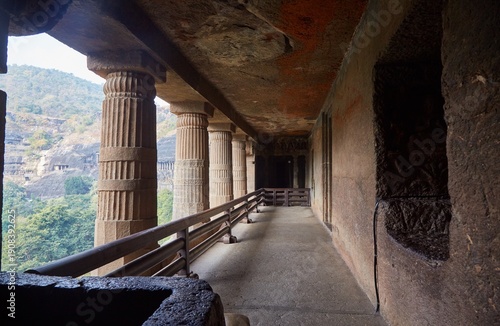 Foto Maharashtra's ancient Buddhist Ajanta Caves