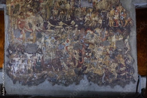 Vászonkép Maharashtra's ancient Buddhist Ajanta Caves