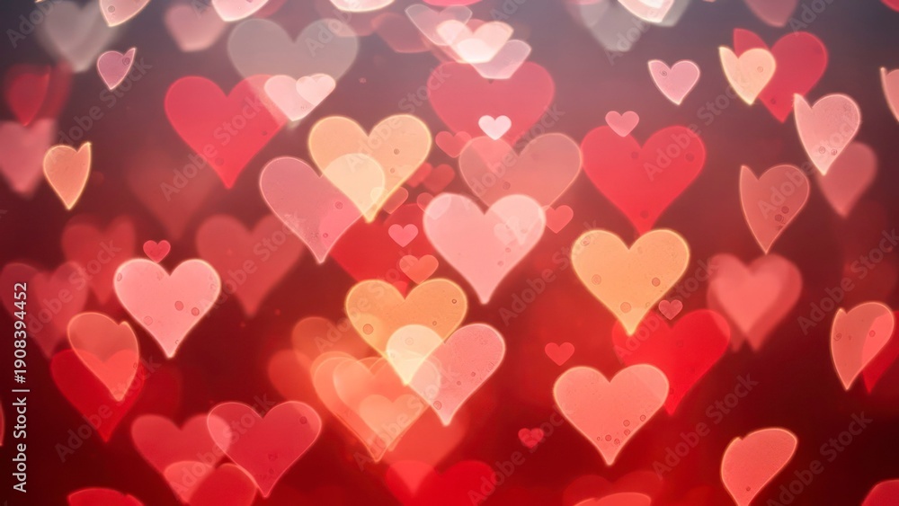 custom made wallpaper toronto digitalHeart bokeh