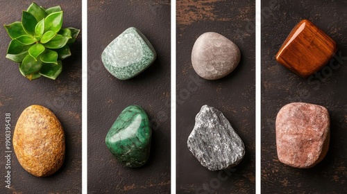 Wallpaper Mural Digital flashcards teaching mineral symbols and their benefits, learning aid for kids Torontodigital.ca