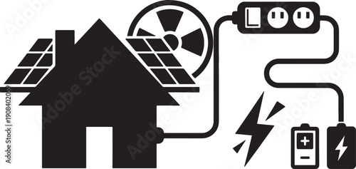 solar energy system for home power