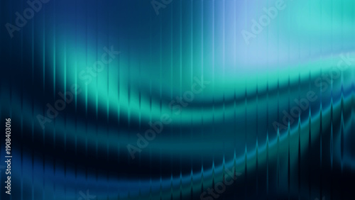 фотографія Abstract fluid lines in shades of teal turquoise and deep blue