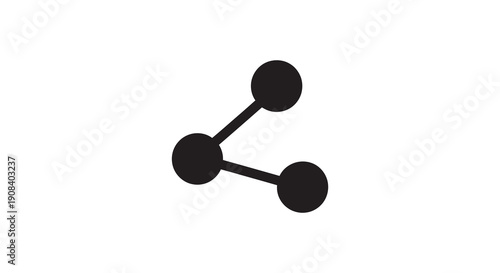A minimalist graphic displays a black y shaped connector icon against a plain white background symbolizing linkage high quality