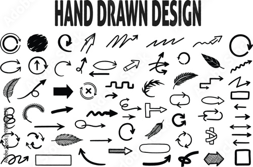 Hand-drawn whimsical doodle illustration of a cute cat playing with yarn ball, with playful energy and charming artistic style.