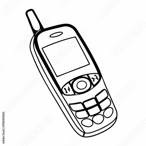 Hand-drawn line art illustration of a manual citrus juicer