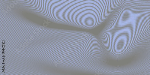 Blue abstract background with elegant wavy line arrangement.