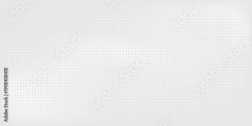 Vector dot white gray wave light technology texture background. Abstract big data digital concept art simple